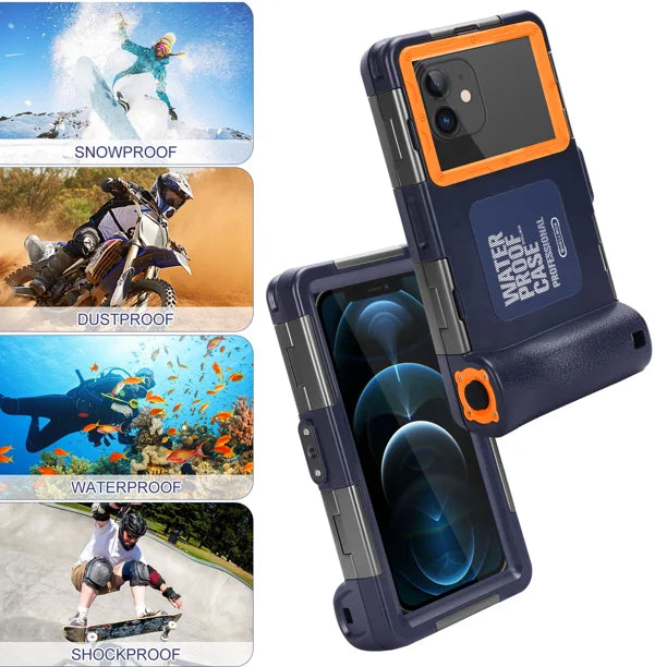 Waterproof Protective Case for Coolpad Cool 12A and Phones Up to 6.9 Inch with Lanyard T4796