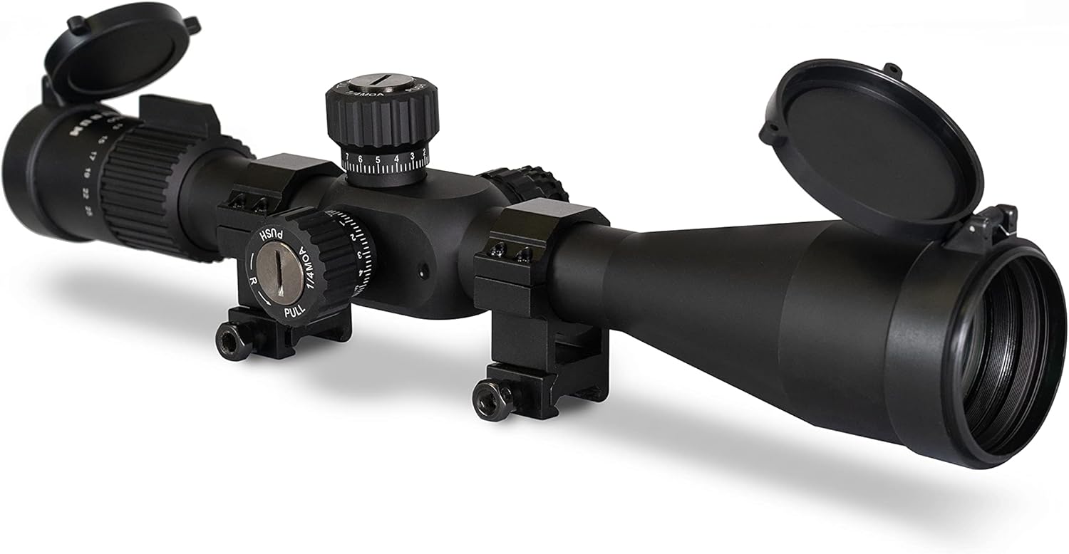 5-25x50 First Focal Plane Rifle Scope with Illuminated MOA Reticle D107