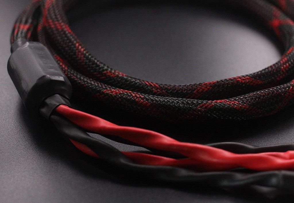 Bi-Wire Speaker Cable with Banana Plugs, 1pair Set, 2.5M X649858