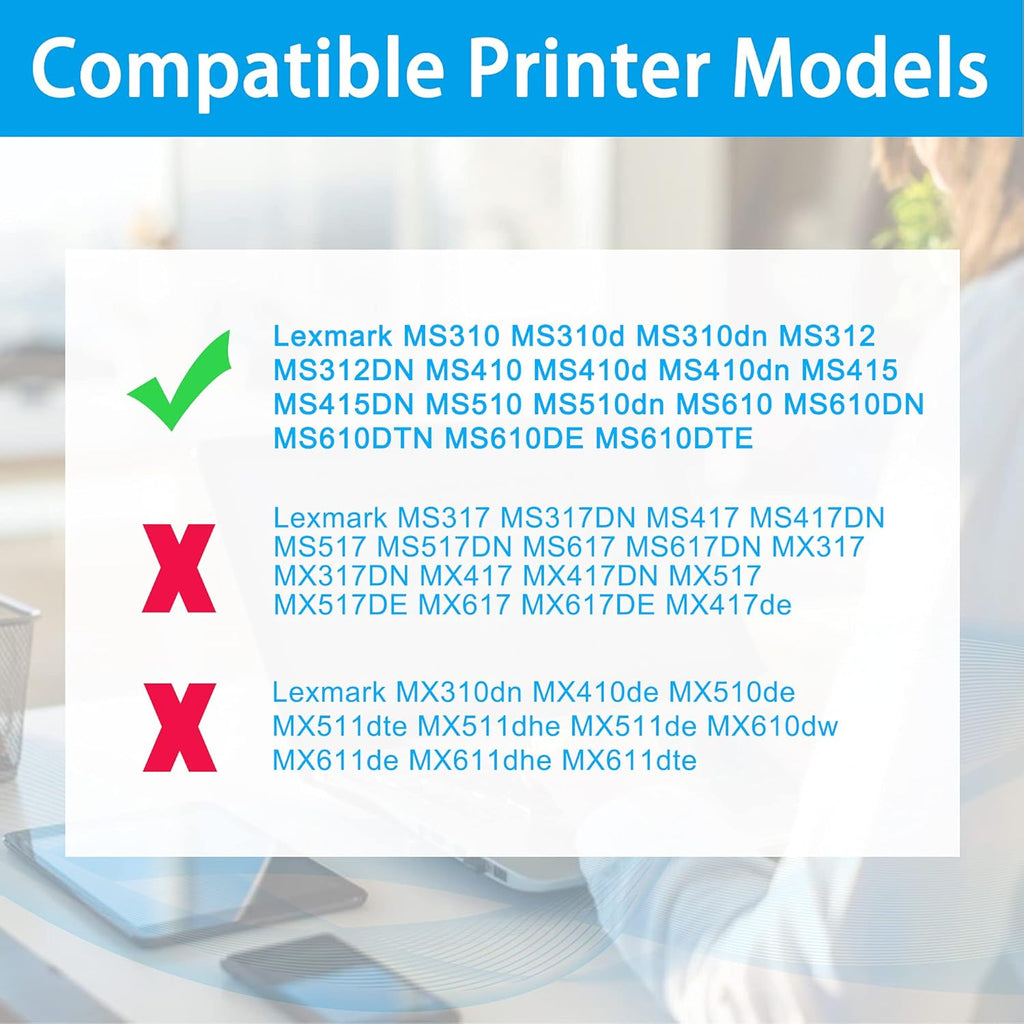 2-Pack Black Compatible Toner Cartridge J1726