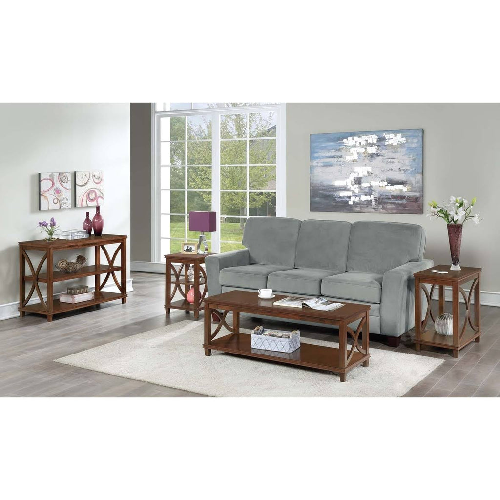 Driftwood / White End Table M451