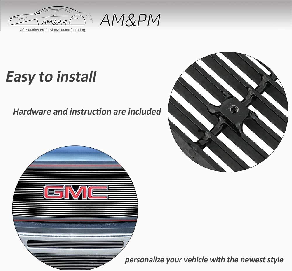 Chrome Billet Grille Grill Combo for GMC Sierra 1500 H490