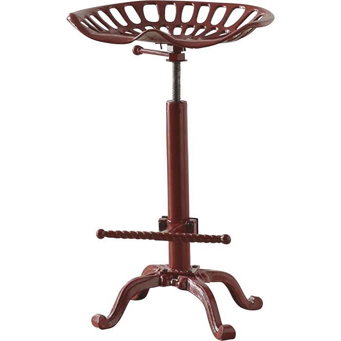 Red Tractor Seat Stool B4451