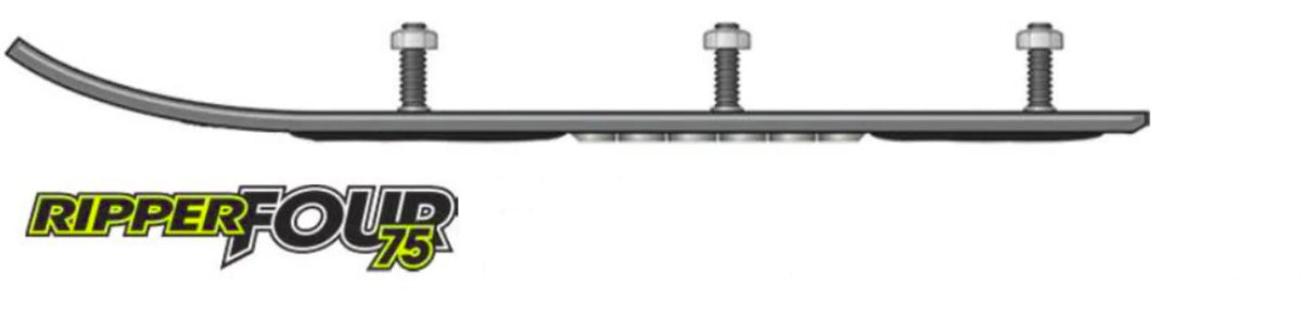 Ripper Wearbar and Carbides for SKI-DOO MACH Z/X 2006-2007 F564