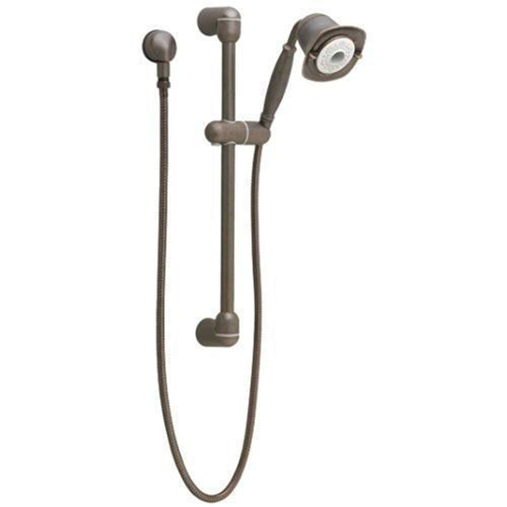 Satin Nickel Square Shower System Kit B8655