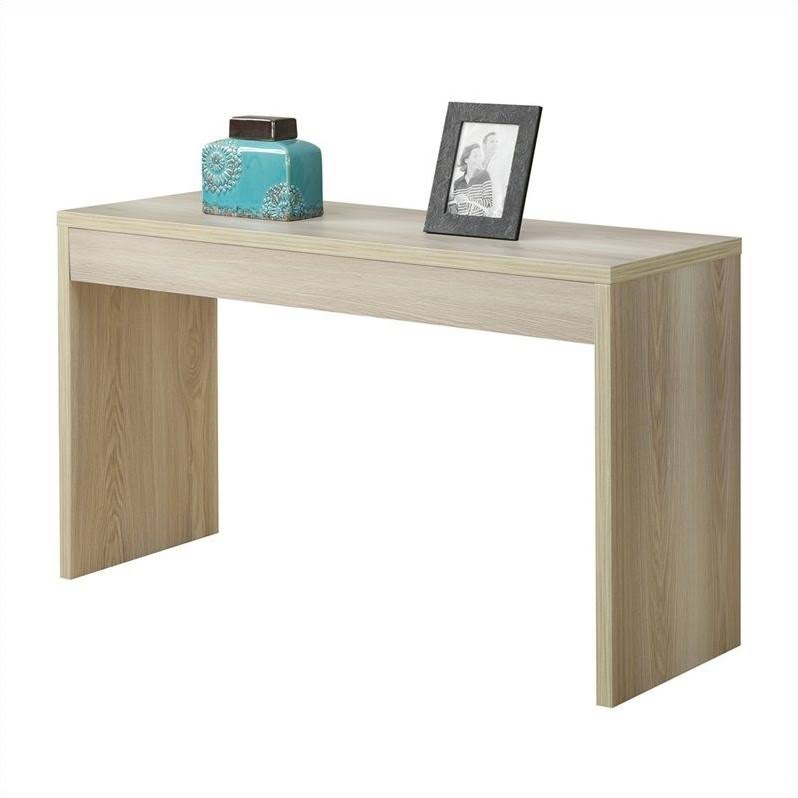 Weathered White Hall Console D210420