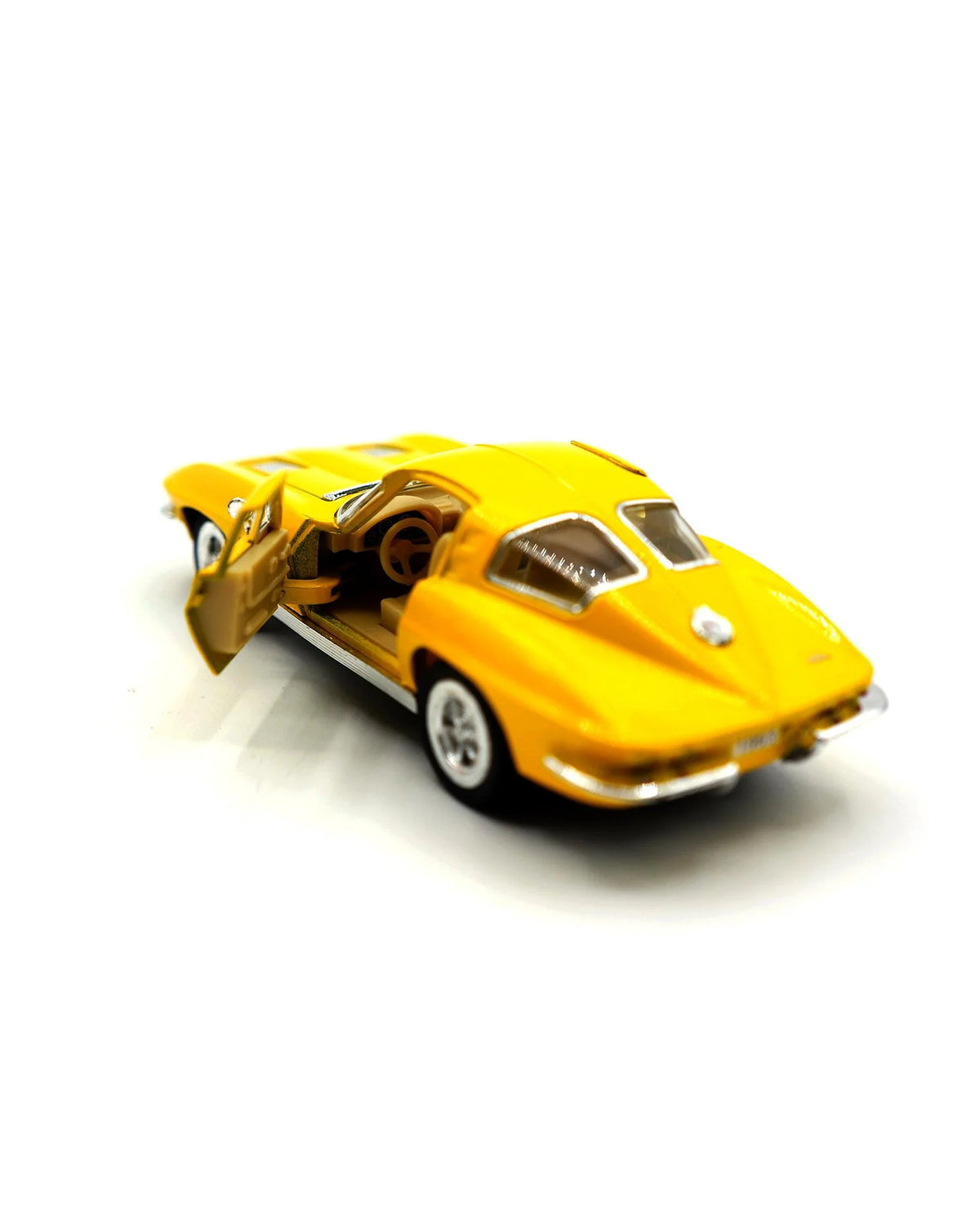 5 Yellow Diecast Model Toy Car X819