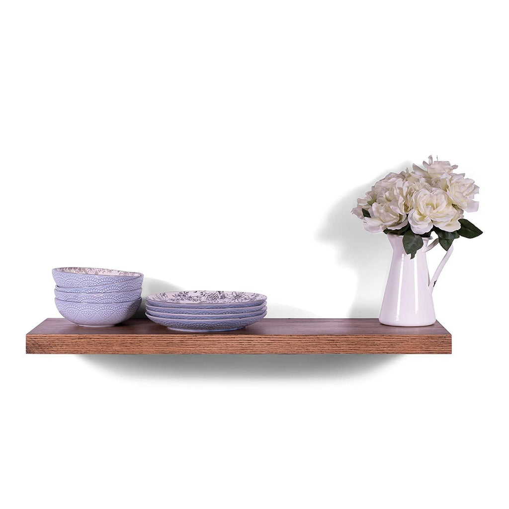 Solid Oak Wood Floating Shelf Y5290