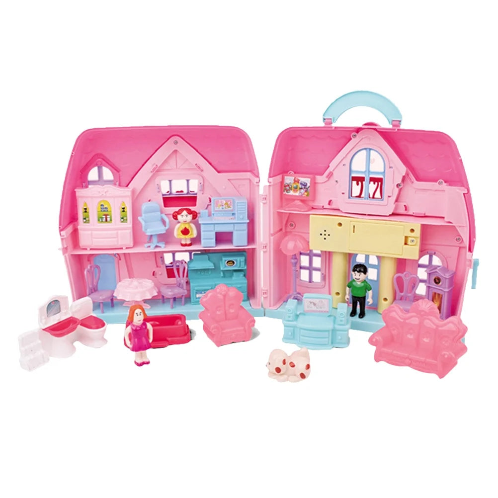 Portable House Two-storey Villa Mold Toy R313097