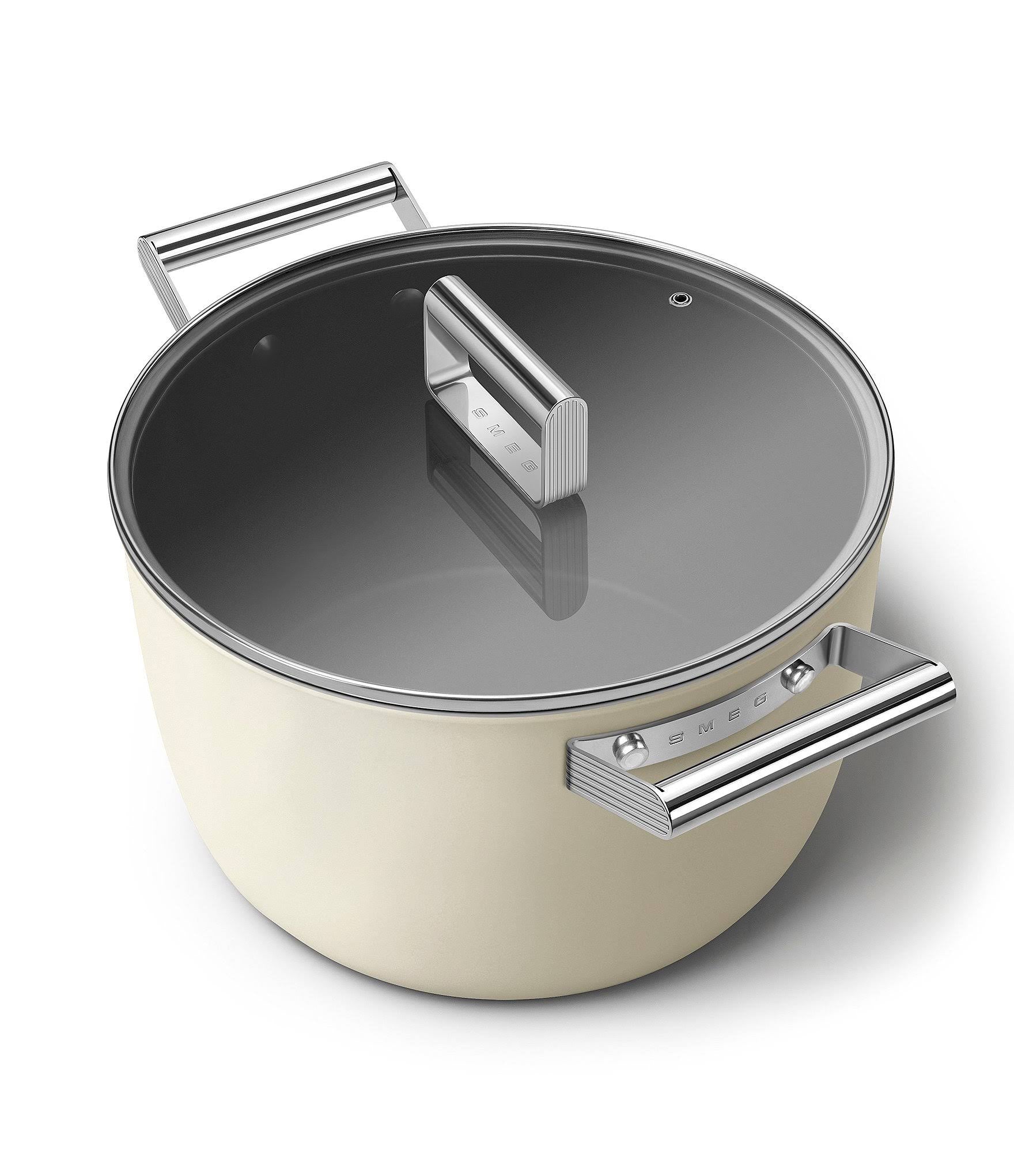 Cream 8-Quart Casserole Dish with Lid R5318