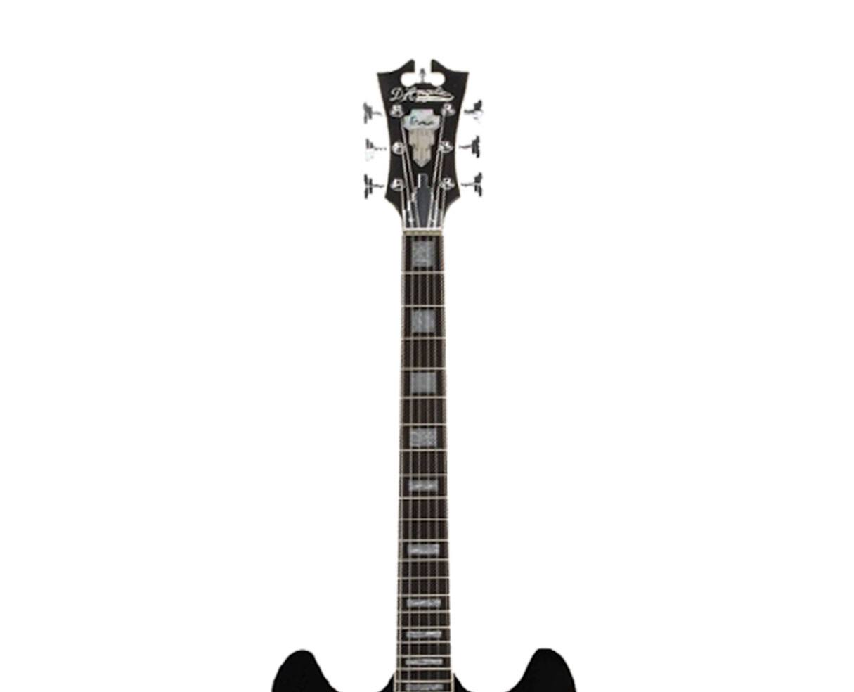 Black Semi-Hollowbody Electric Guitar X544