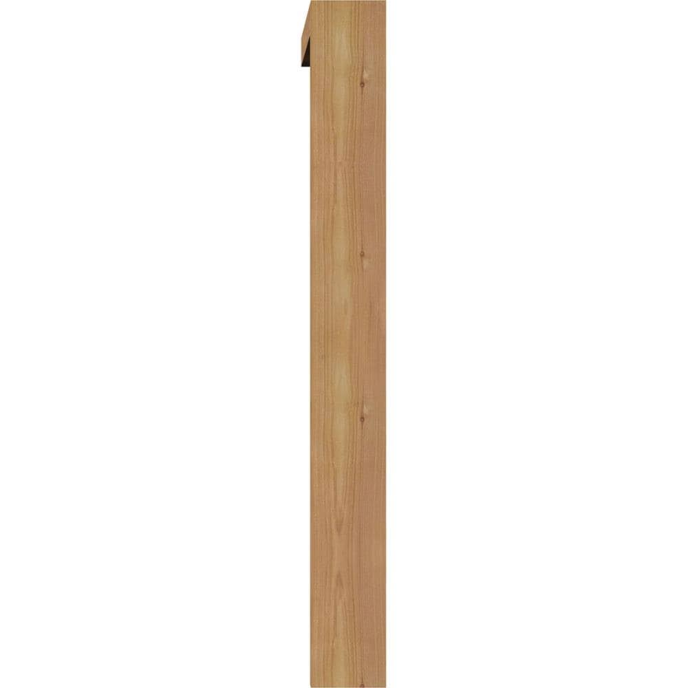 3 1/2x22W x 20x22D x 32x22H Smooth Bracket with Offset Brace, Western Red Cedar Z688430