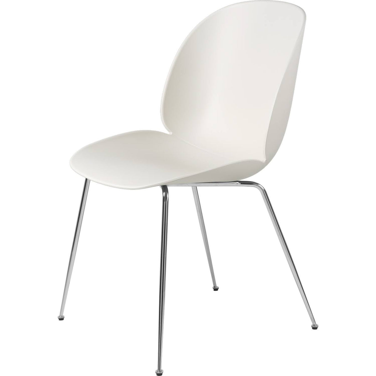 Beetle Chair, Chrome - Alabaster White P195