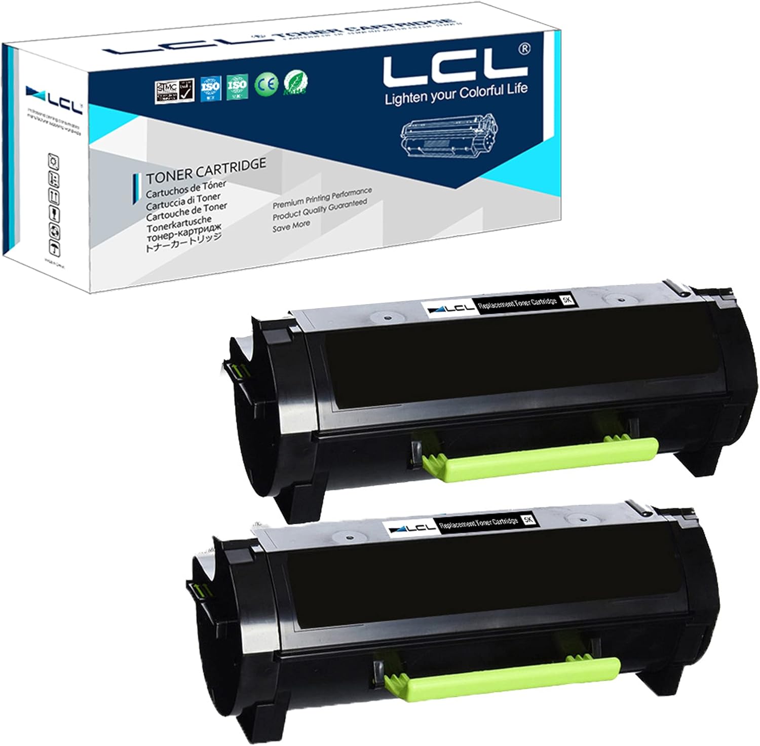 2-Pack Black Compatible Toner Cartridge J1726