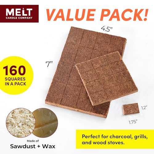 160 pcs Fire Starter Squares S234352