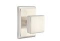 Satin Nickel Square Knob Passage Set C210447