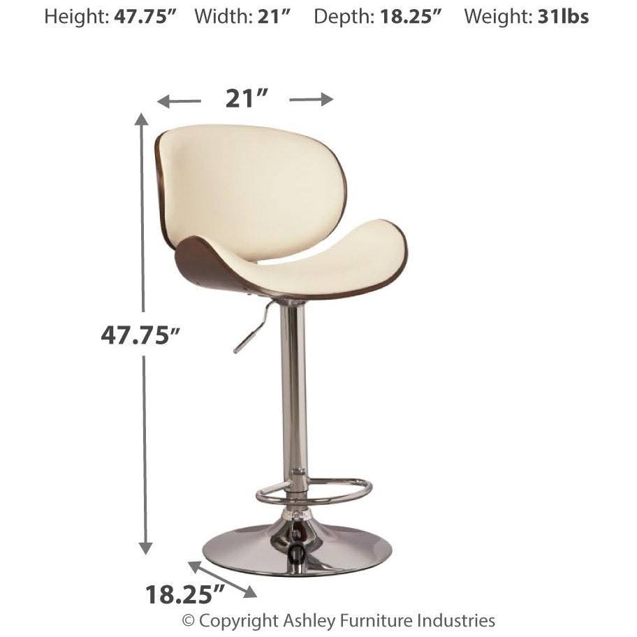 Tall Upholstered Swivel Barstool O318