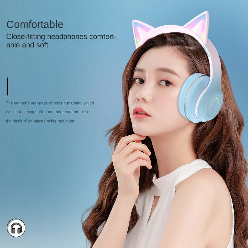 Wireless Bluetooth Gaming Headphones with Microphone X374