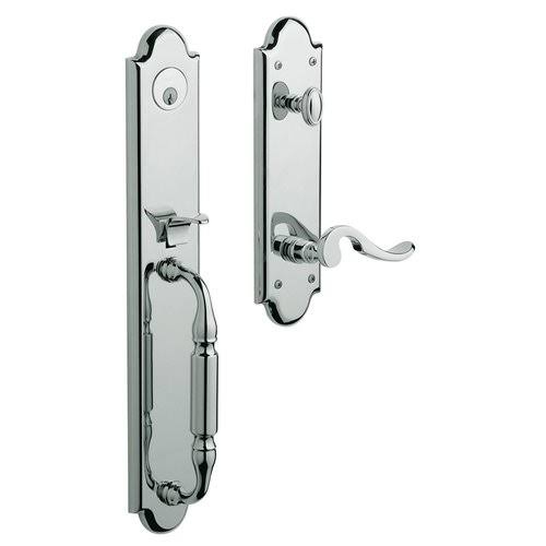 Satin Chrome Emergency Egress Handleset with Lever Full Dummy S490