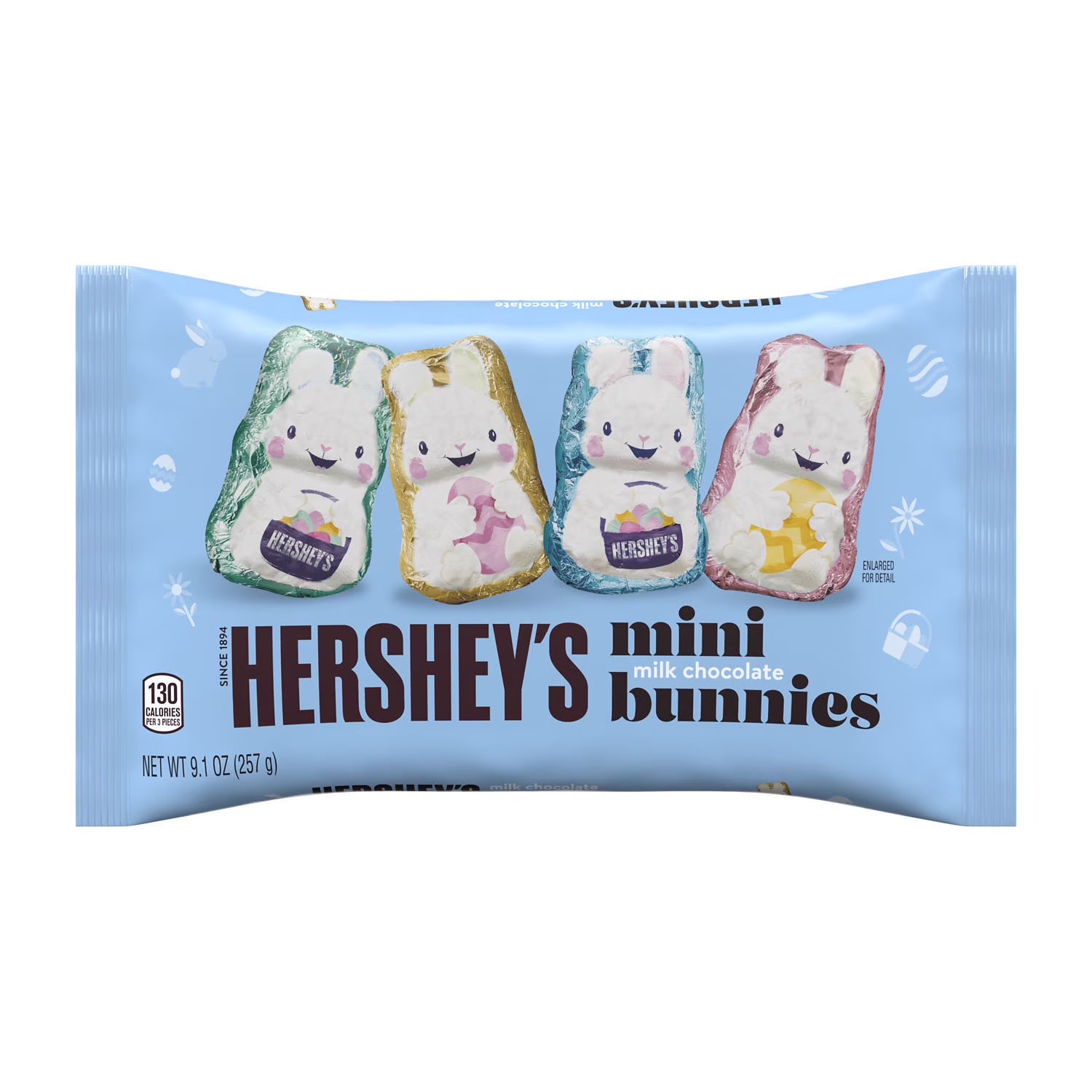 Milk Chocolate Mini Bunnies Easter Candy, Bag 9.1 oz X956703