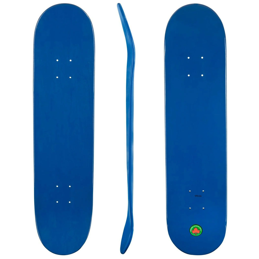 Canadian Maple Skateboard Deck 7.5 Inch Speed Blue W344816