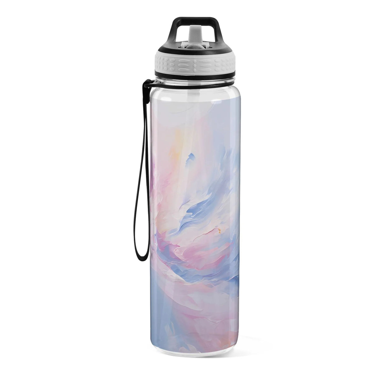 Blue and Pink 32oz Tritan Water Bottles with Straw R601839