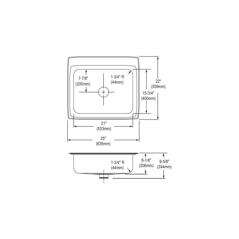 Stainless Steel Kitchen Sink B798642