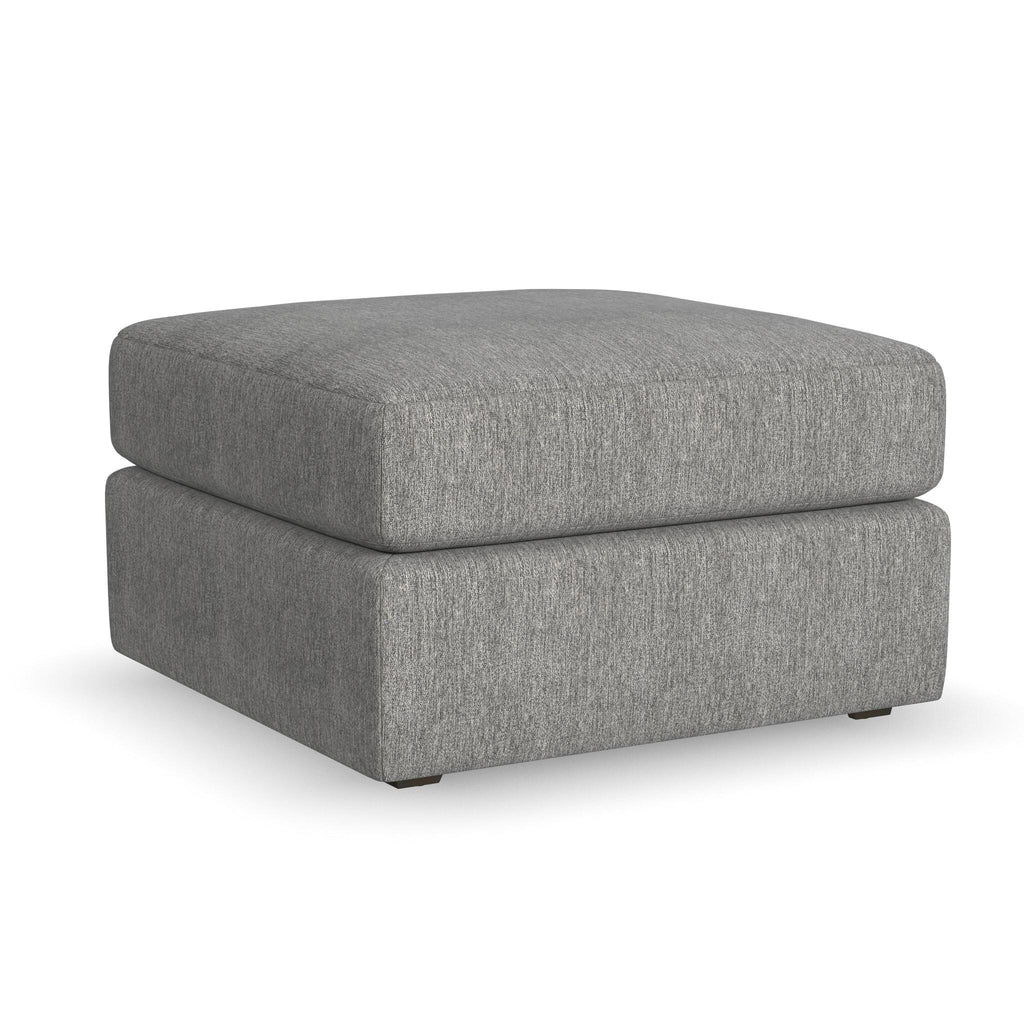 Gray Square Bumper Ottoman with Performance Fabric L170652