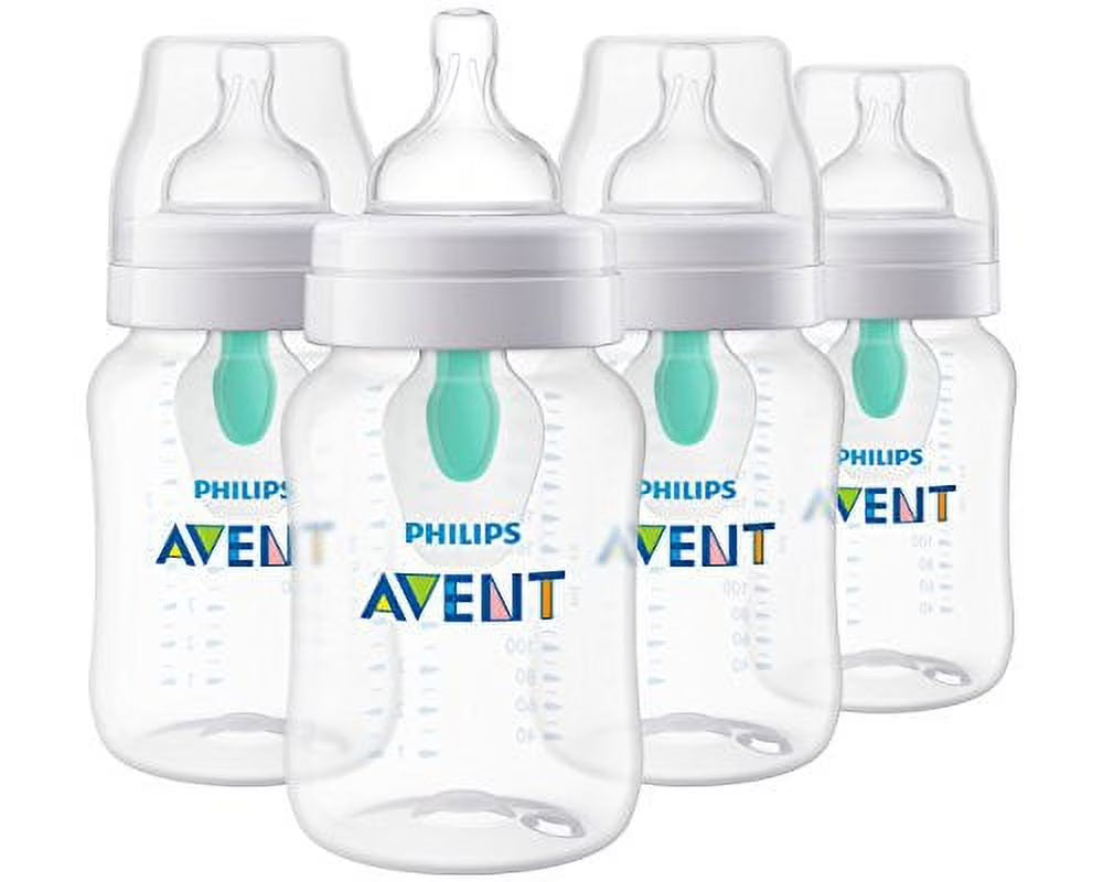 Clear 9oz Anti-colic Baby Bottle 4pk R4932