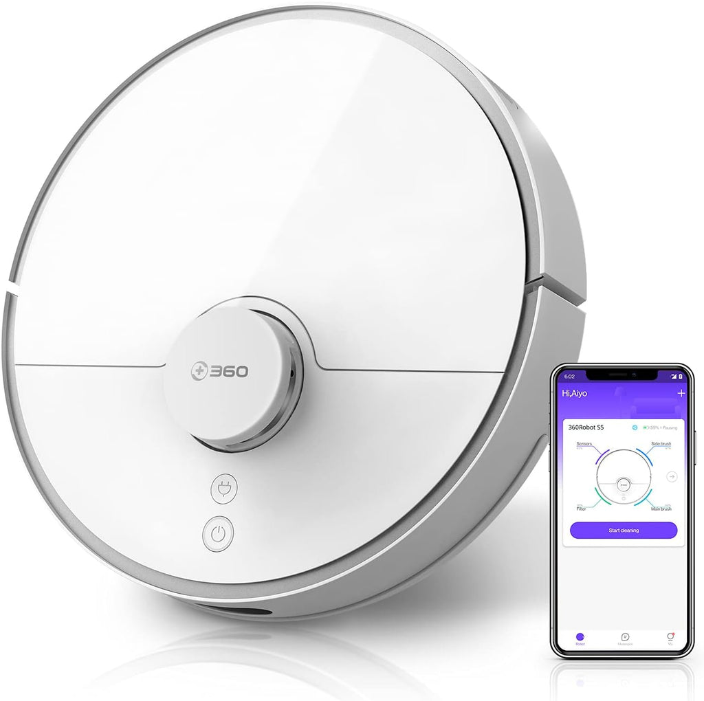 360 S5 LiDAR Robot Vacuum, 2200Pa, Multi-Floor Mapping J130