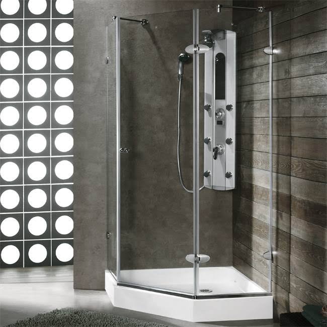 Frameless Neo-Angle Shower Enclosure with Low-Profile Base R795829