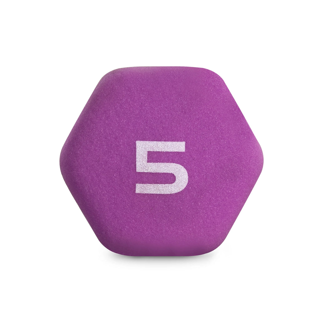 Purple 5lb Neoprene Dumbbell D20580