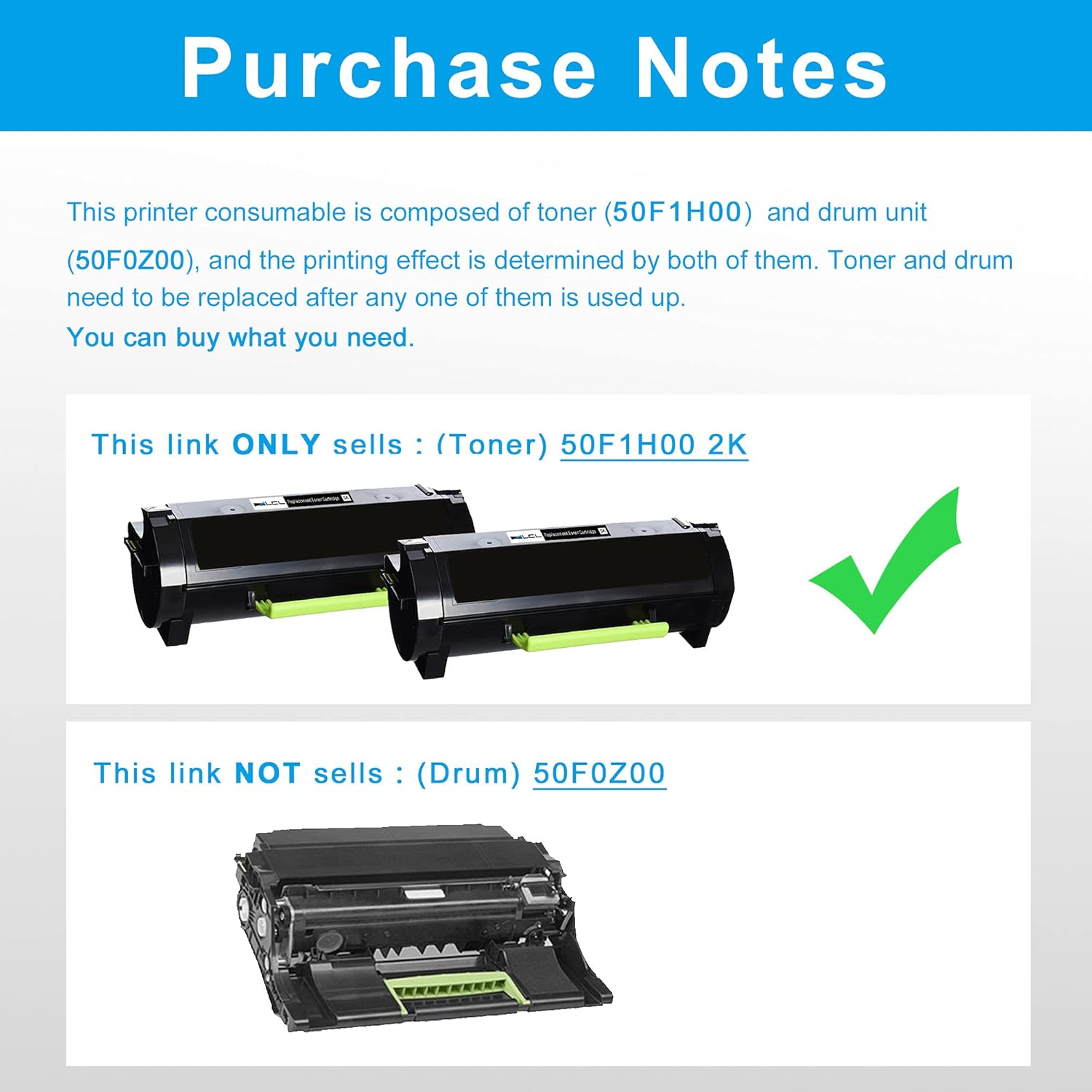 2-Pack Black Compatible Toner Cartridge J1726
