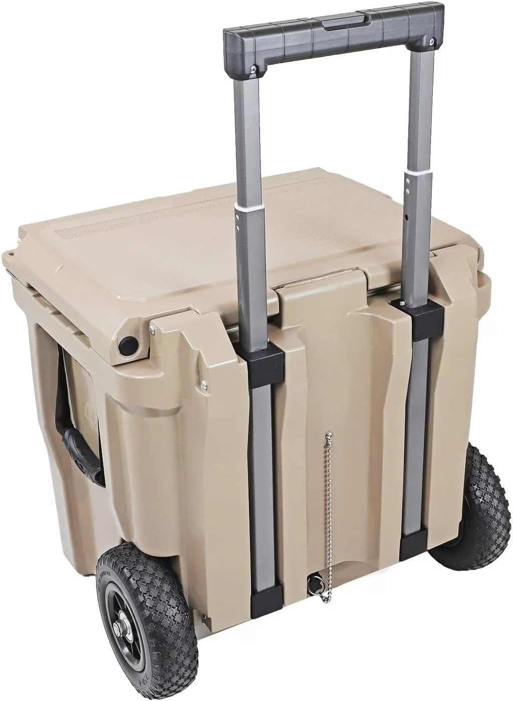 45 Quart Towable Roto Molded Ice Chest Cooler With Wheels Y195