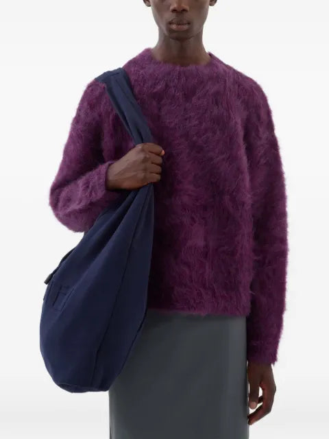 Sunnei hairy-knit crew-neck sweater