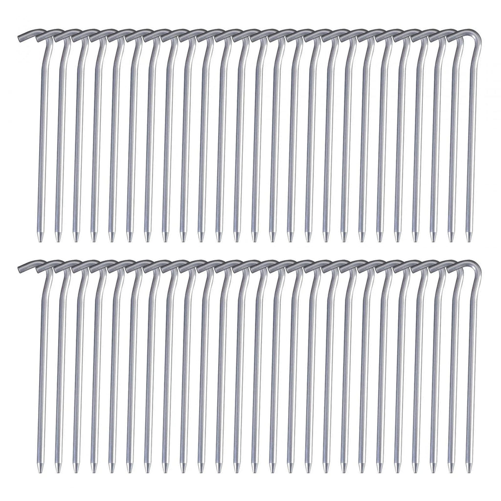 50 Pack 7inch Aluminum Tent Pegs for Camping Q136127