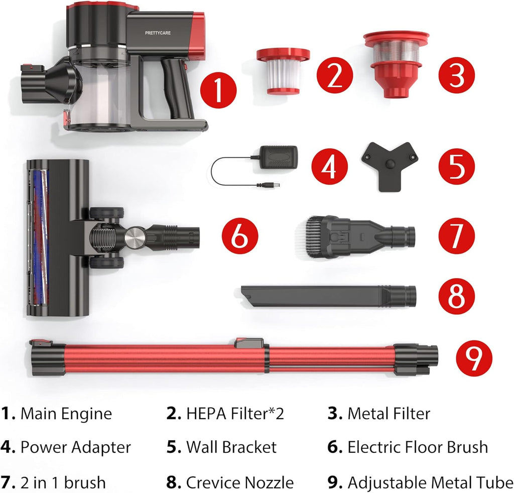 Cordless Stick Vacuum Cleaner with Detachable Battery C69022