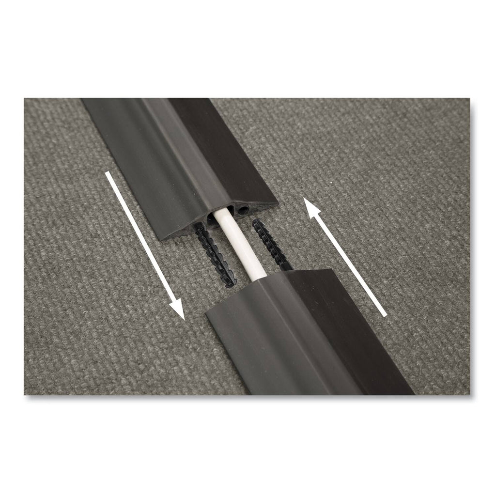 Black Floor Cable Cover 30 ft Long K371
