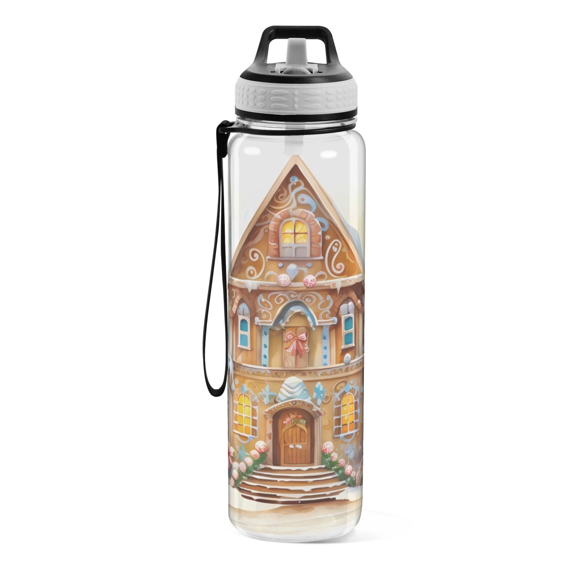 32oz Tritan Clear Water Bottle with Straw V20612
