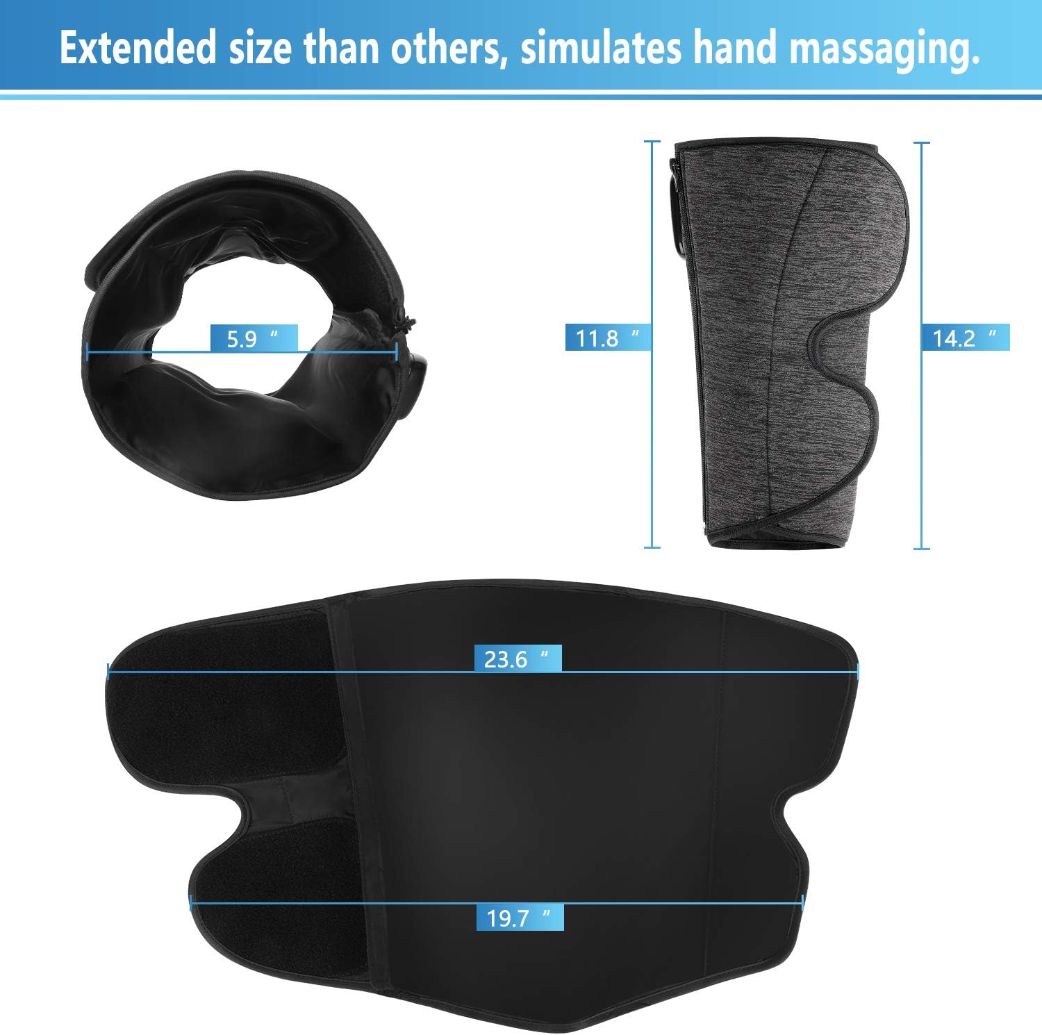 Rechargeable Air Leg Compression Massager (1 Pair) X434607