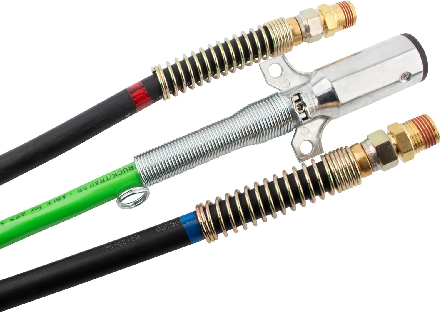 15 Ft. 3-in-1 ABS Electrical and Rubber Air Line Hose Assemblies for Semi Truck Tractor Trailer G747
