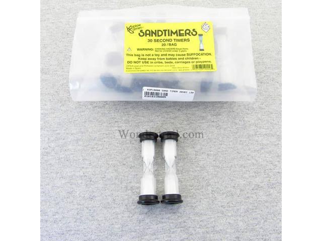 Sand Timer Approximately 30 Second Pack of 20 K30443