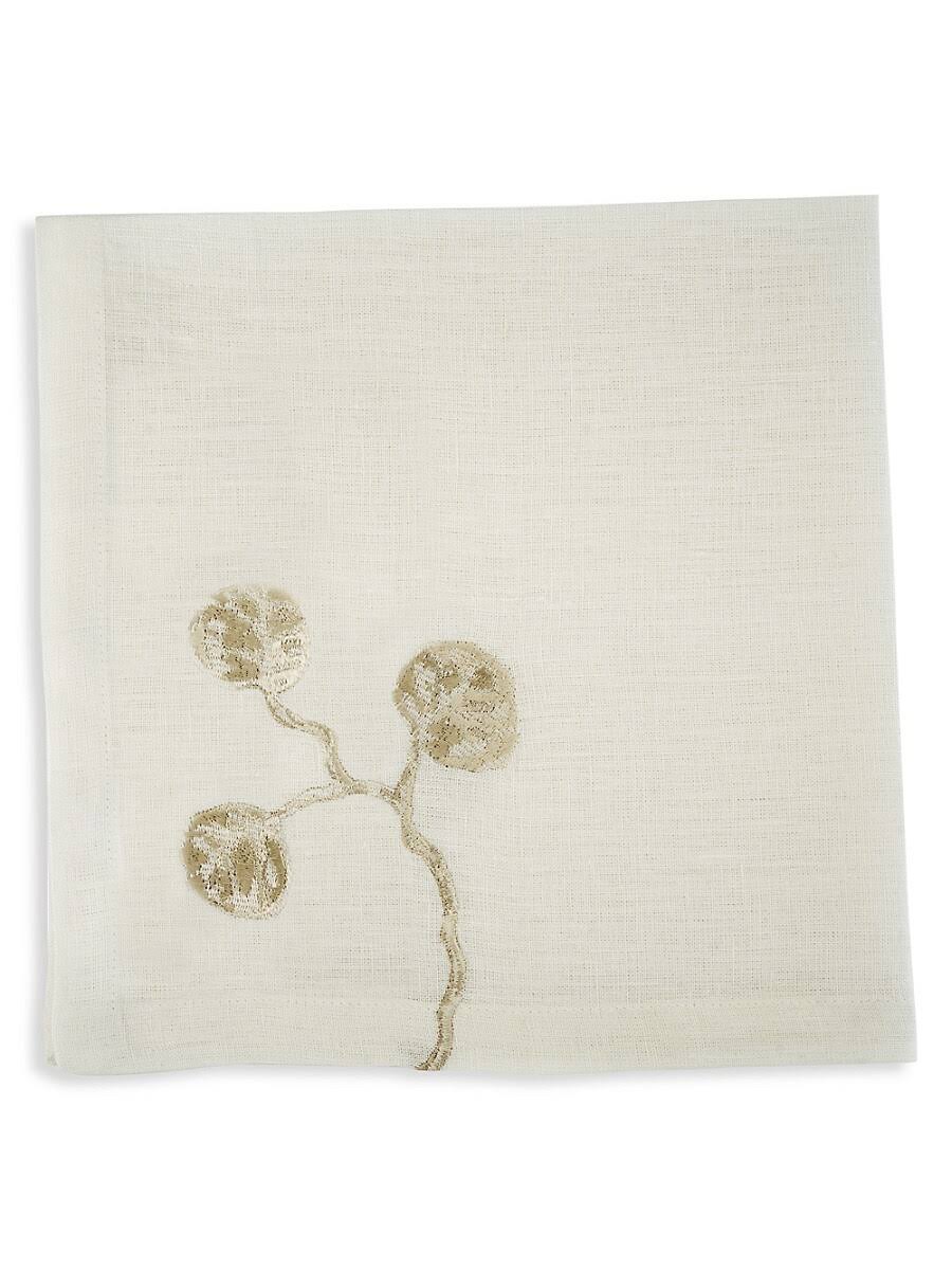 Botanical Leaf Printed Dinner Napkin Set of 4 Q7265