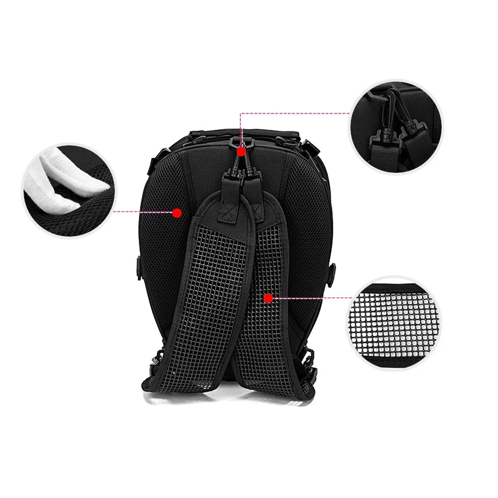 Motorcycle Tail Bag 30L-40L Waterproof Rear Seat Bag E7007