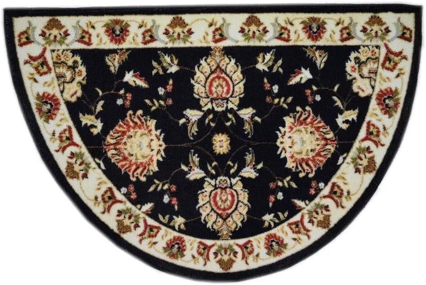 Half Circle Non Slip Fireplace Hearth Rug (2'2"x 3'3") R312933