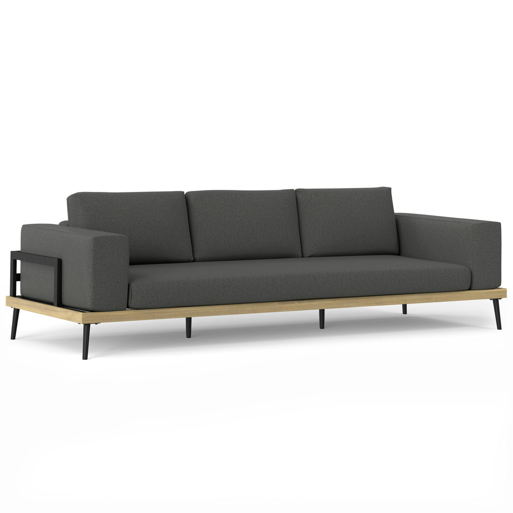 Slate Gray Outdoor 2 Piece Sofa Sectional V519631