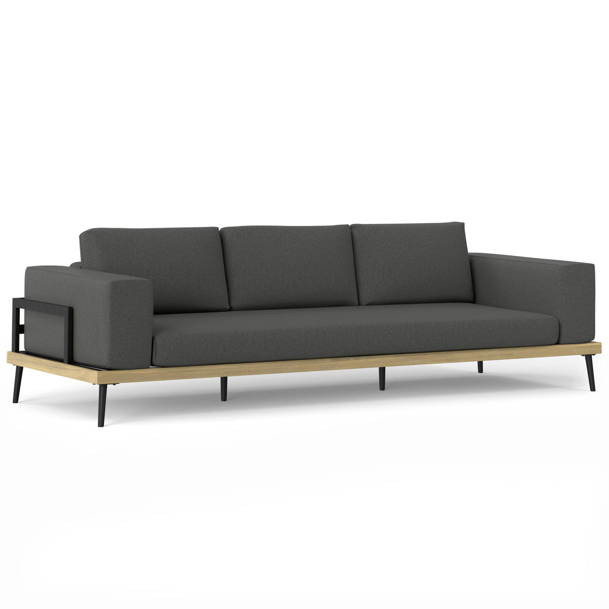 Slate Gray Outdoor 2 Piece Sofa Sectional V519631
