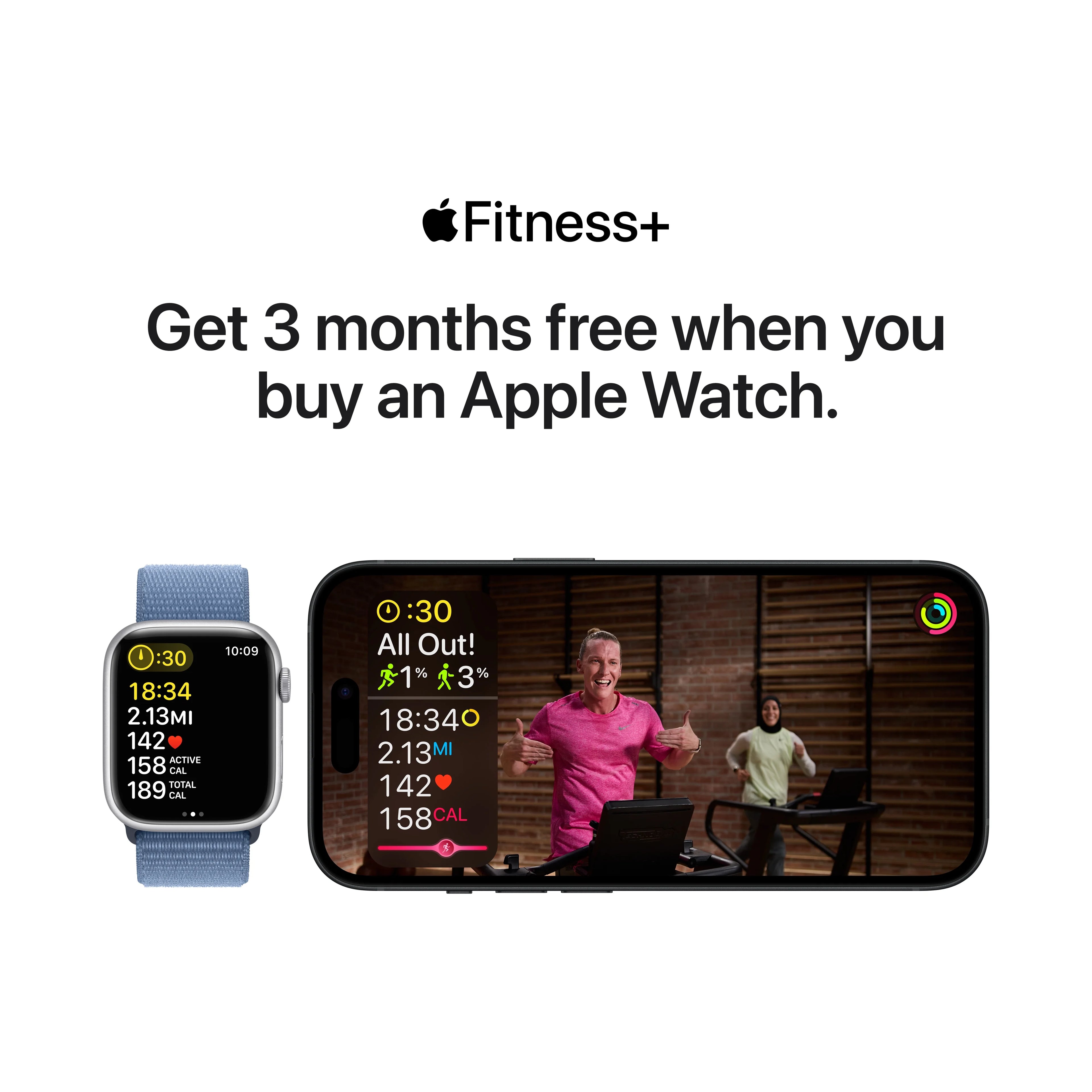 Starlight Aluminum Case Apple Watch SE GPS 44mm with Starlight Sport Band D394390