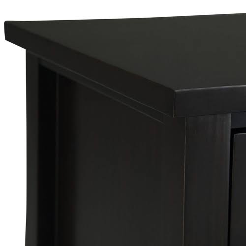 Dark Brown Solid Wood Bedside Table N3982