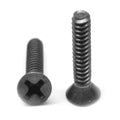 1/4-20 x 1 3/4 Coarse Thread Machine Screw Phillips Flat Head Low Carbon Steel Black Oxide F51592